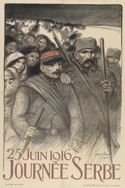 Serbian Day by Théophile Alexandre Steinlen